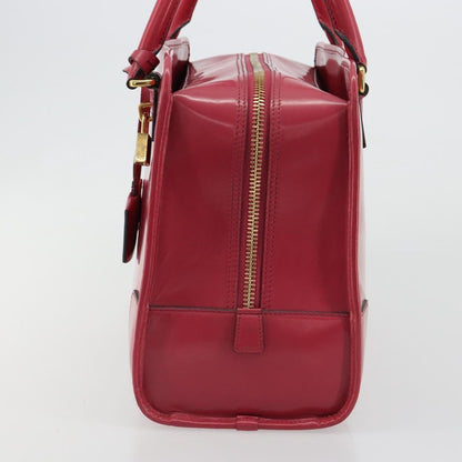 Loewe Amazona Bag Patent, Pink, Patent Leather, Handbag