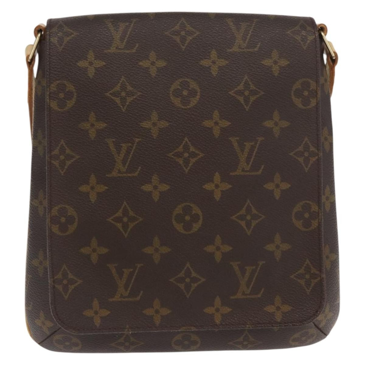 Louis Vuitton Musette Salsa Handbag Monogram Canvas, BROWN, CANVAS, Shoulder bag
