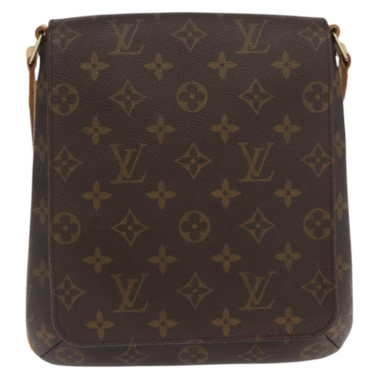 Louis Vuitton Musette Salsa Handbag Monogram Canvas, BROWN, CANVAS, Shoulder bag