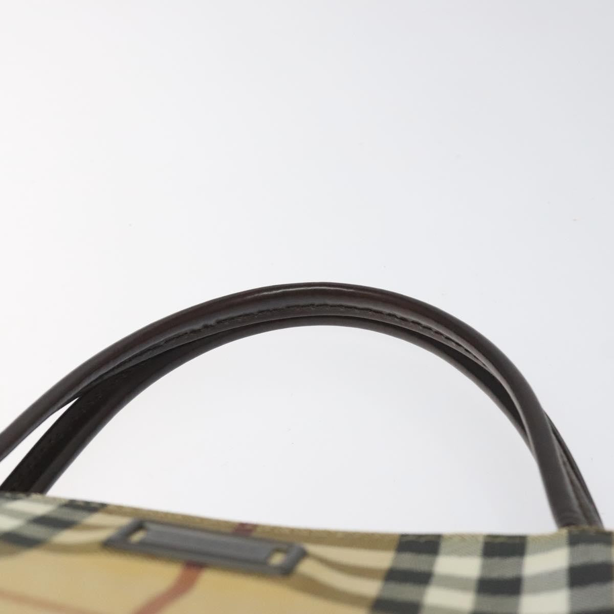 Burberry Nova Check Tote canvas check pattern, BEIGE, PVC, Tote bag