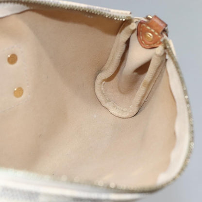 Louis Vuitton Eva Handbag Damier, WHITE, CANVAS, Shoulder bag
