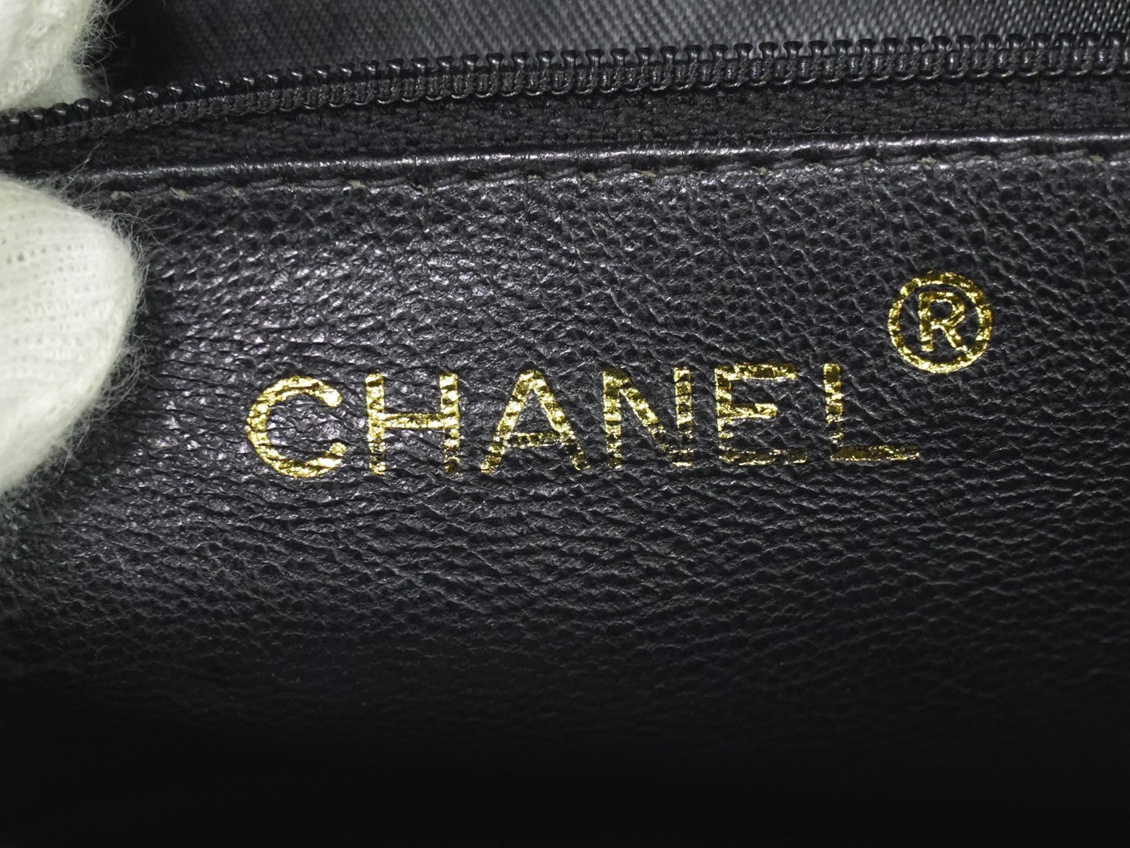 Chanel Vintage Diamond CC Tassel Clutch Quilted Lambskin, BLACK, LEATHER, Clutche & pouche
