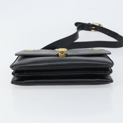 Celine Horse Carriage Shoulder bag Leather, BLACK, LEATHER, Shoulder bag
