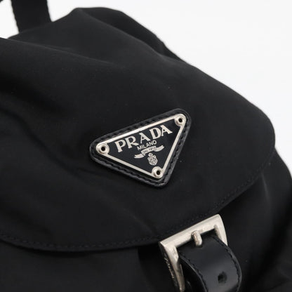 Prada Sac à dos Re-nylon nylon, Black, Nylon, Backpack
