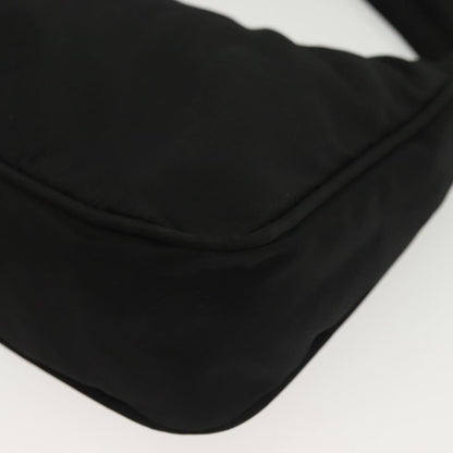 Prada Hobo Tessuto, BLACK, NYLON, Handbag