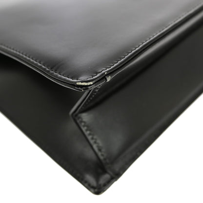 Christian Dior Vintage Handbag Leather, BLACK, LEATHER, Handbag