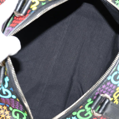 Gucci Convertible Duffle Backpack Psychedelic Print GG Coated Canvas, MULTICOLOUR, PVC, Travel bag