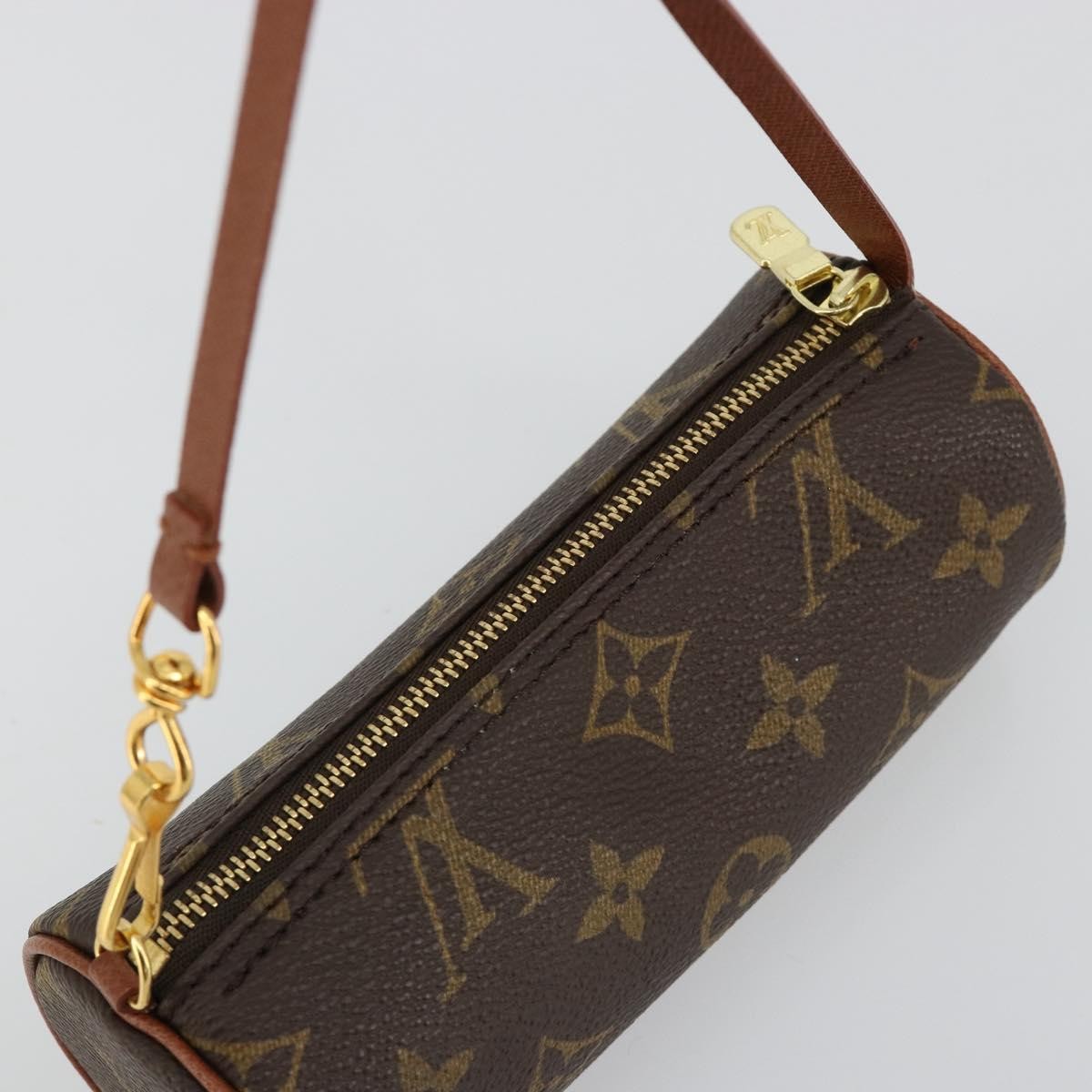 Louis Vuitton Papillon Pochette Monogram Canvas, Brown, Canvas, Clutch