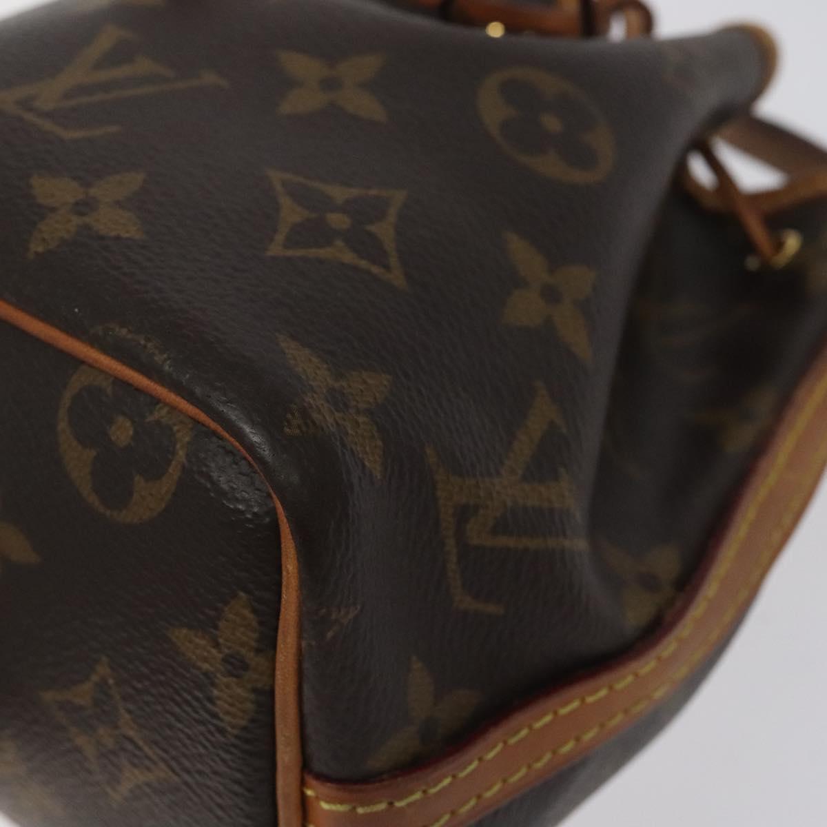 Louis Vuitton Nano Noe Shoulder Bag Monogram Canvas, BROWN, CANVAS, Shoulder bag