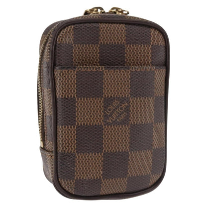 Louis Vuitton Etui Okapi Camera Case Damier, BROWN, CANVAS, Travel bag