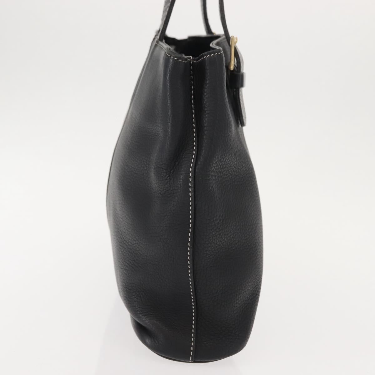 Burberry Vintage Handbag Leather, BLACK, LEATHER, Handbag