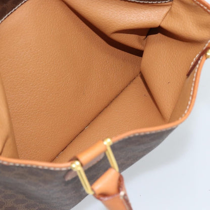 Celine Vintage Macadam Boston bag Canvas, Brown, Canvas, Handbag