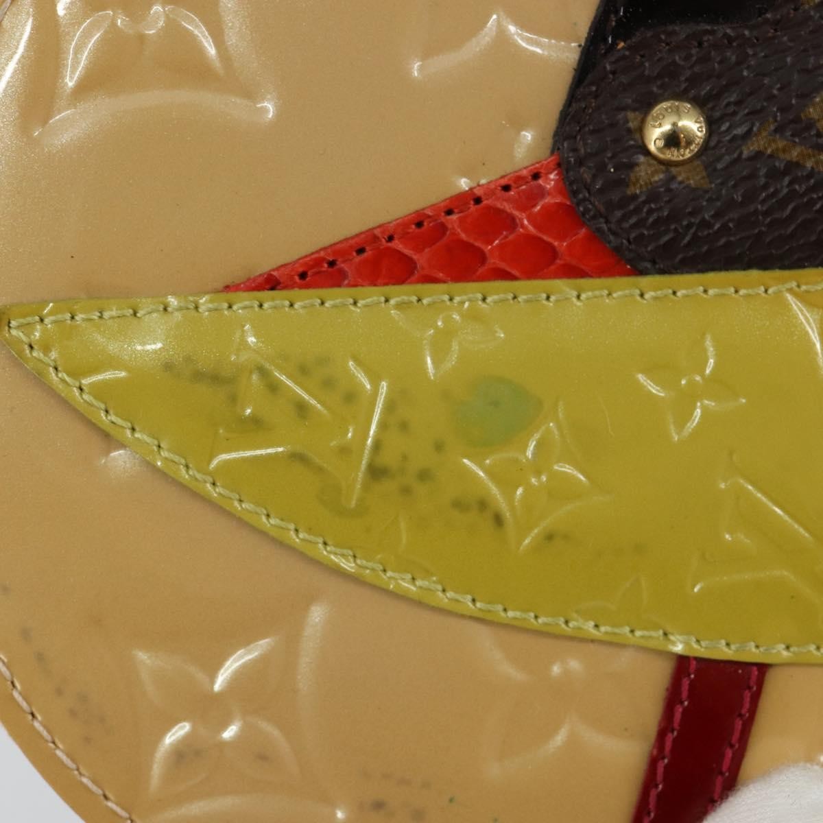 Louis Vuitton Chapeau Coin Purse Limited Edition Monogram Vernis Roses, MULTICOLOUR, PATENT_LEATHER, Clutche & pouche