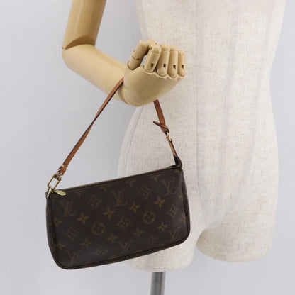 Louis Vuitton Pochette Accessoires NM Monogram Canvas, BROWN, CANVAS, Clutche & pouche