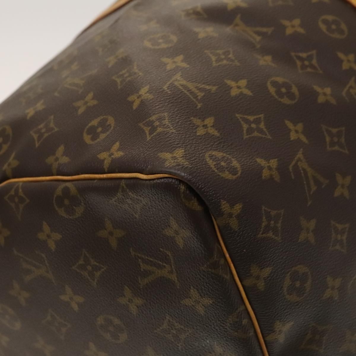 Louis Vuitton Keepall Bag Monogram Canvas, BROWN, CANVAS, Travel bag
