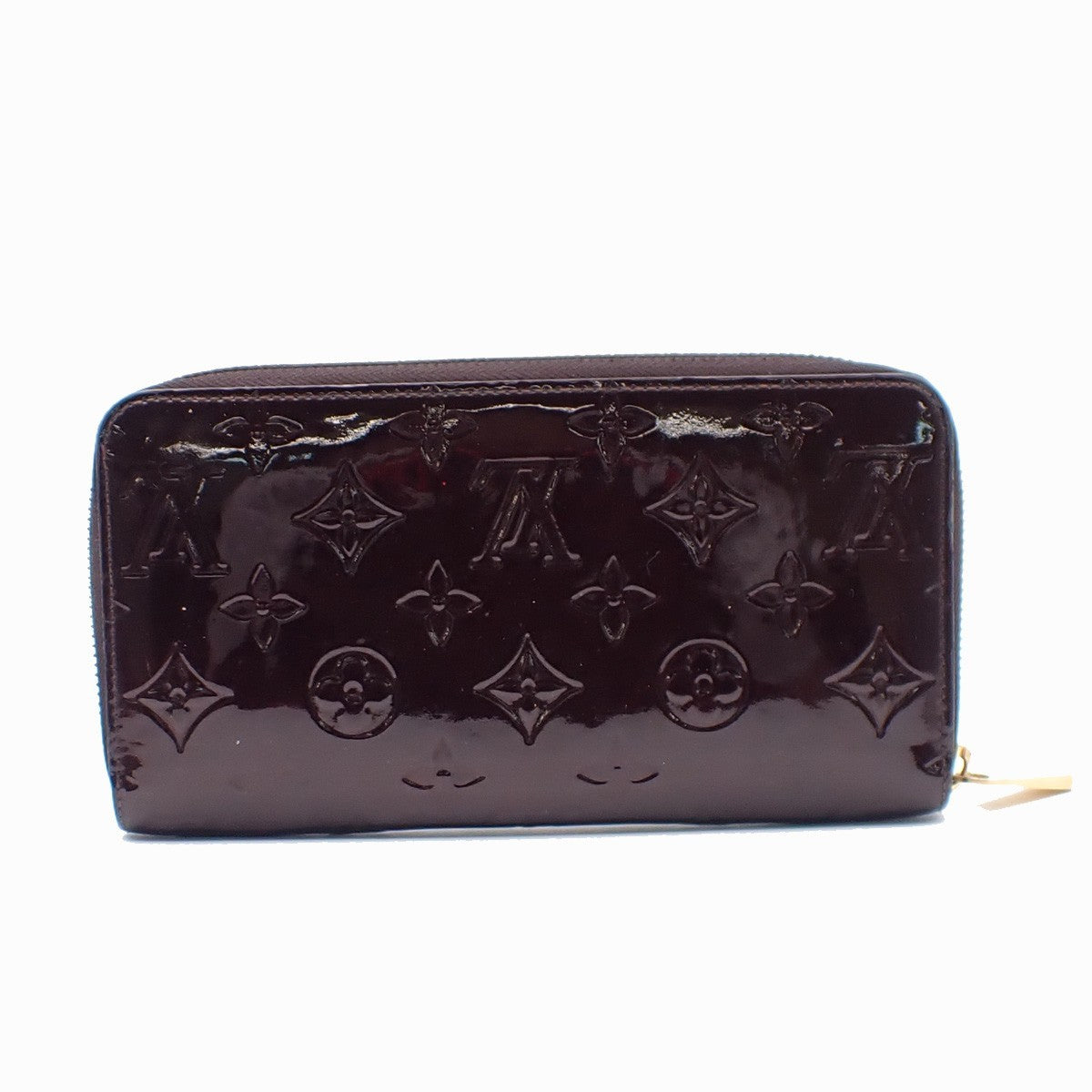 Louis Vuitton Zippy Compact Wallet Monogram Vernis, BURGUNDY, PATENT_LEATHER, Wallets