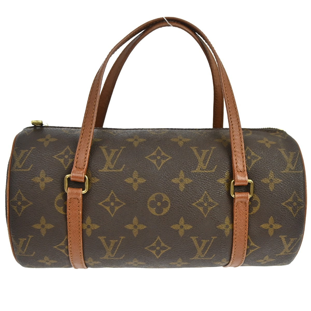 Louis Vuitton Papillon Handbag Monogram Canvas, Brown, Canvas, Handbag