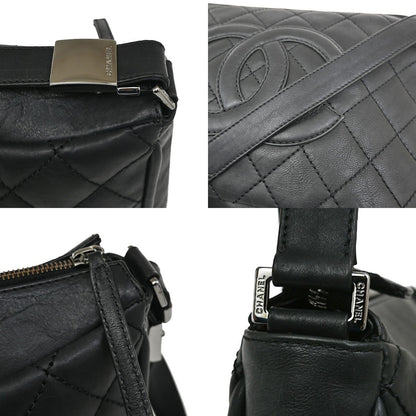 Chanel Vintage Timeless CC Adjustable Shoulder Bag Quilted Caviar, BLACK, LEATHER, Shoulder bag