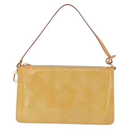 Louis Vuitton Lexington Pochette Patent Leather, Beige, Patent Leather, Clutch