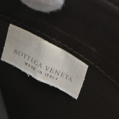 Bottega Veneta Intrecciato Long Zip  Wallet Leather, Brown, Leather, Wallet