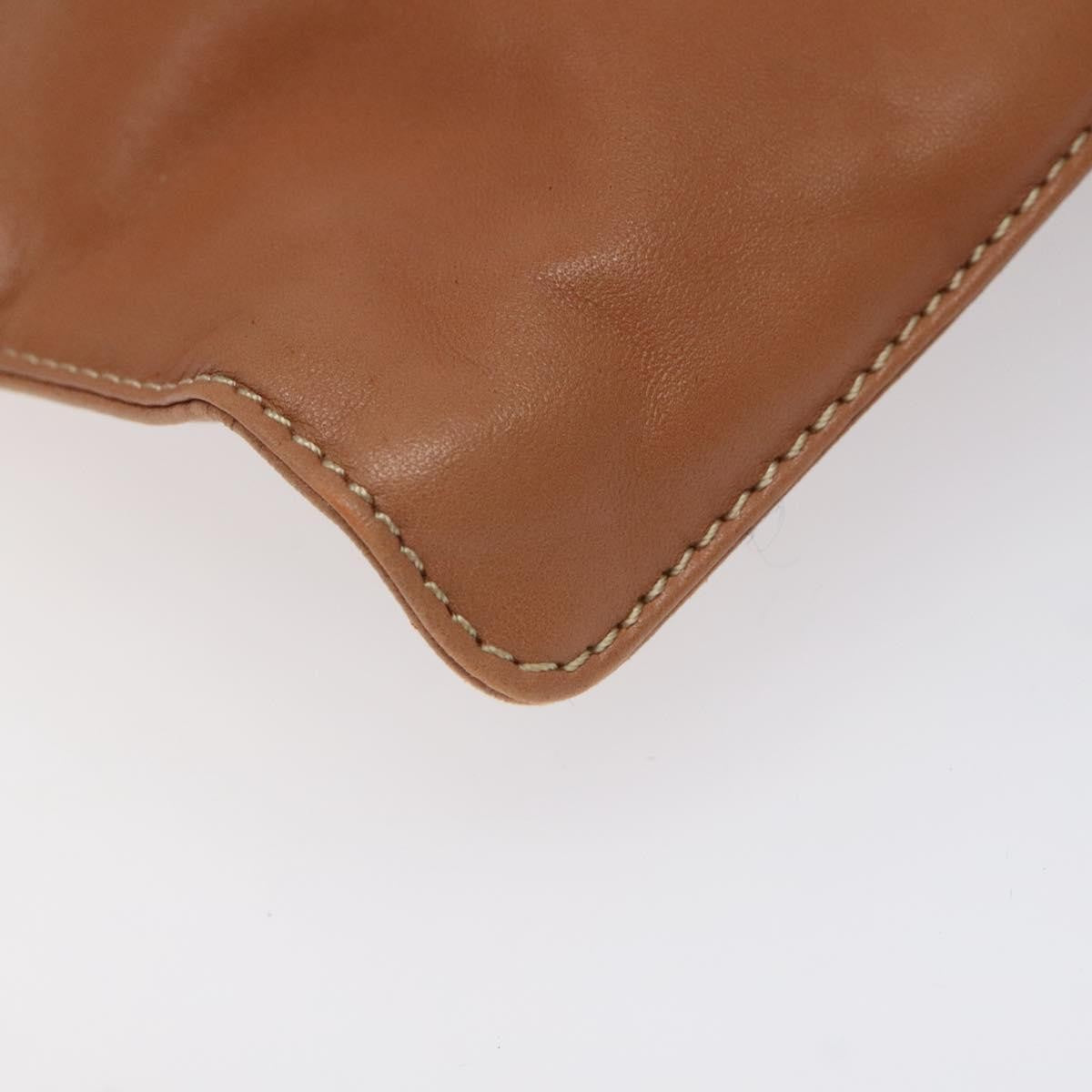 Loewe Anagram handbag Leather, BROWN, LEATHER, Handbag