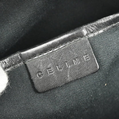 Celine C Macadam Handbag Suede, BLACK, SUEDE, Handbag