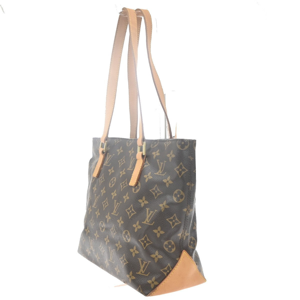Louis Vuitton Cabas Piano Monogram Canvas, BROWN, LEATHER, Shoulder bag