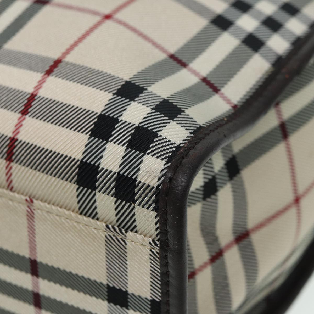 Burberry Nova Check Tote canvas check pattern, BEIGE, CANVAS, Tote bag