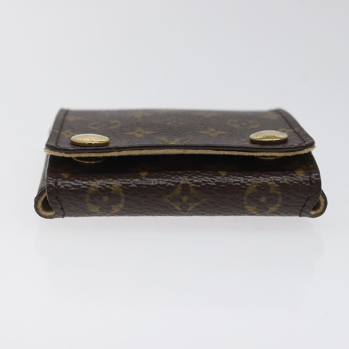 Louis Vuitton CASE JEWELRY BOX Canvas, BROWN, CANVAS, Wallets