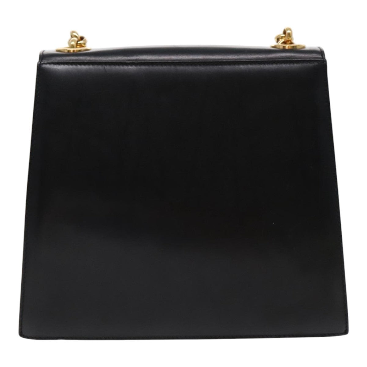 Salvatore Ferragamo Vintage Shoulder Bag Leather, BLACK, LEATHER, Shoulder bag
