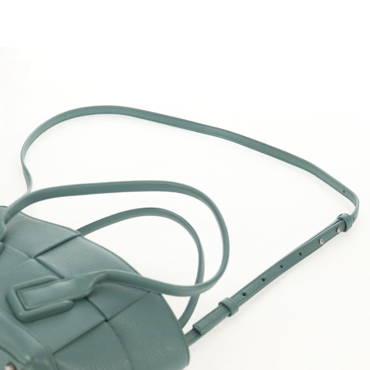 Bottega Veneta Arco Bag Maxi Intrecciato Leather, Green, Leather, Handbag