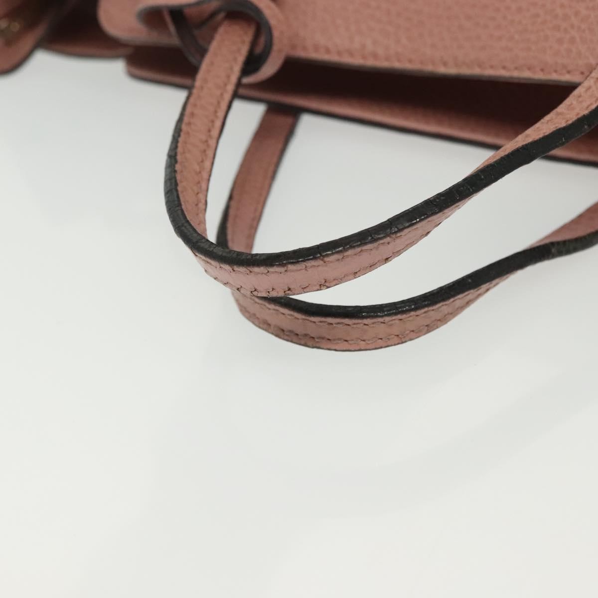 Gucci Swing Tote Leather, PINK, LEATHER, Tote bag