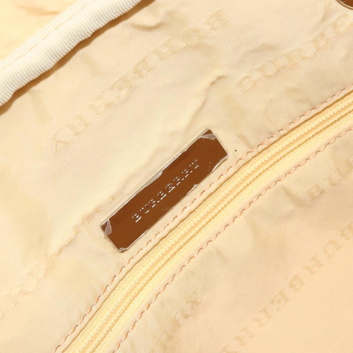 Burberry Vintage Handbag Canvas, WHITE, CANVAS, Handbag