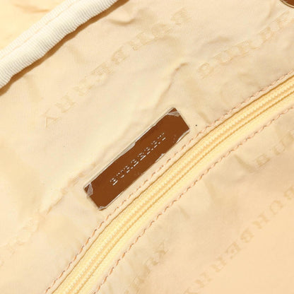 Burberry Vintage Handbag Canvas, WHITE, CANVAS, Handbag