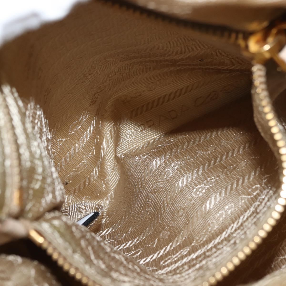 Prada Hobo Tessuto, BEIGE, NYLON, Shoulder bag