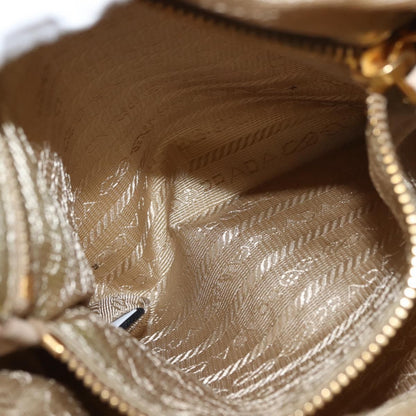 Prada Hobo Tessuto, BEIGE, NYLON, Shoulder bag