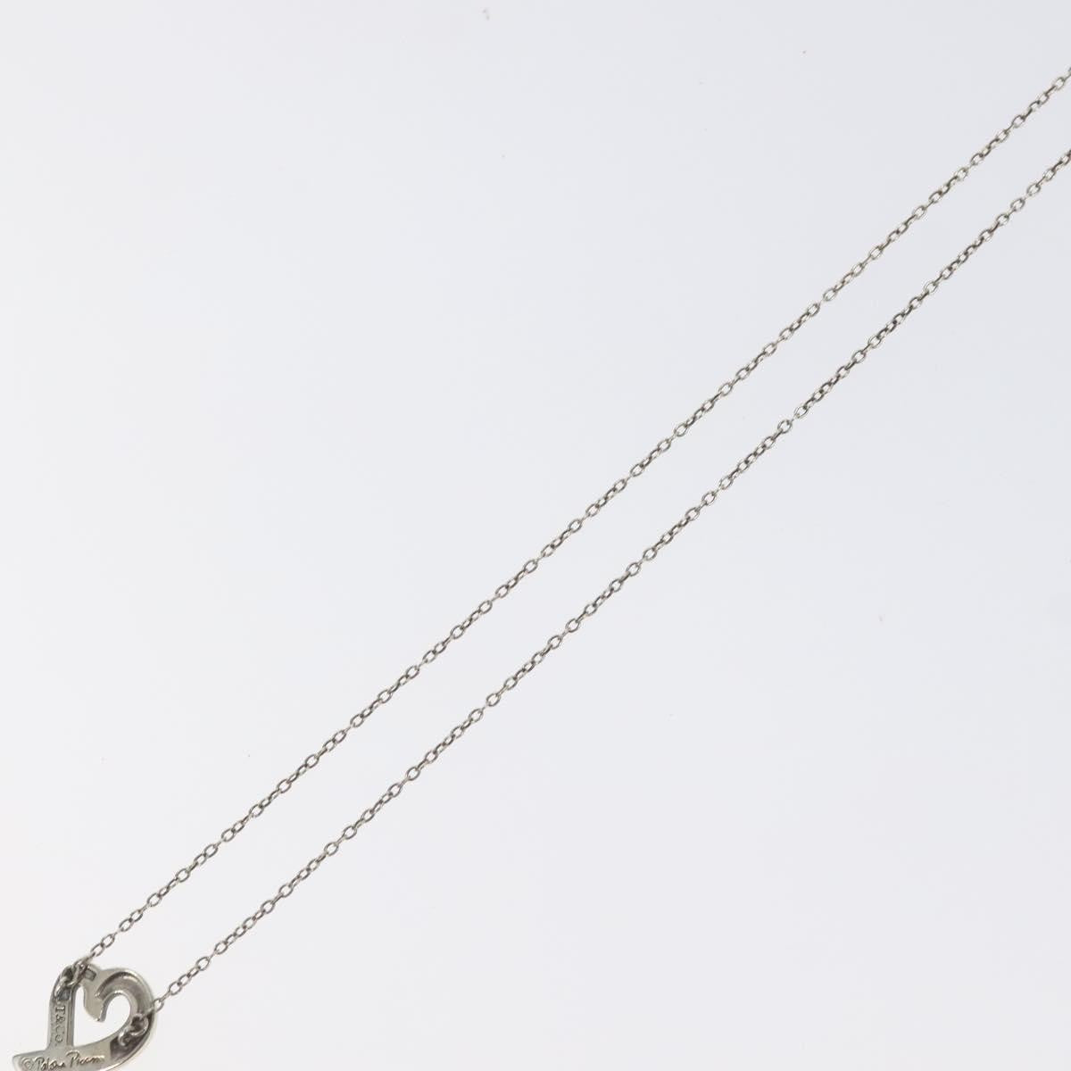 Tiffany & Co. Paloma Picasso Loving Heart Pendant Necklace Silver 925, SILVER, SILVER, Necklace