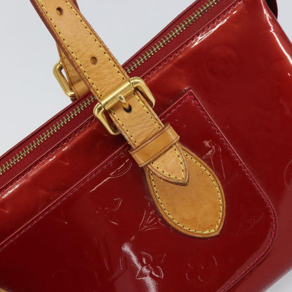Louis Vuitton Rosewood Avenue Handbag Monogram Vernis, RED, PATENT_LEATHER, Handbag