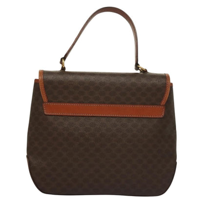 Celine Triomphe vintage handbag Macadam canvas, BROWN, CANVAS, Handbag