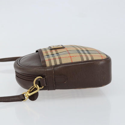 Burberry Nova check Shoulder bag Canvas, BEIGE, CANVAS, Shoulder bag