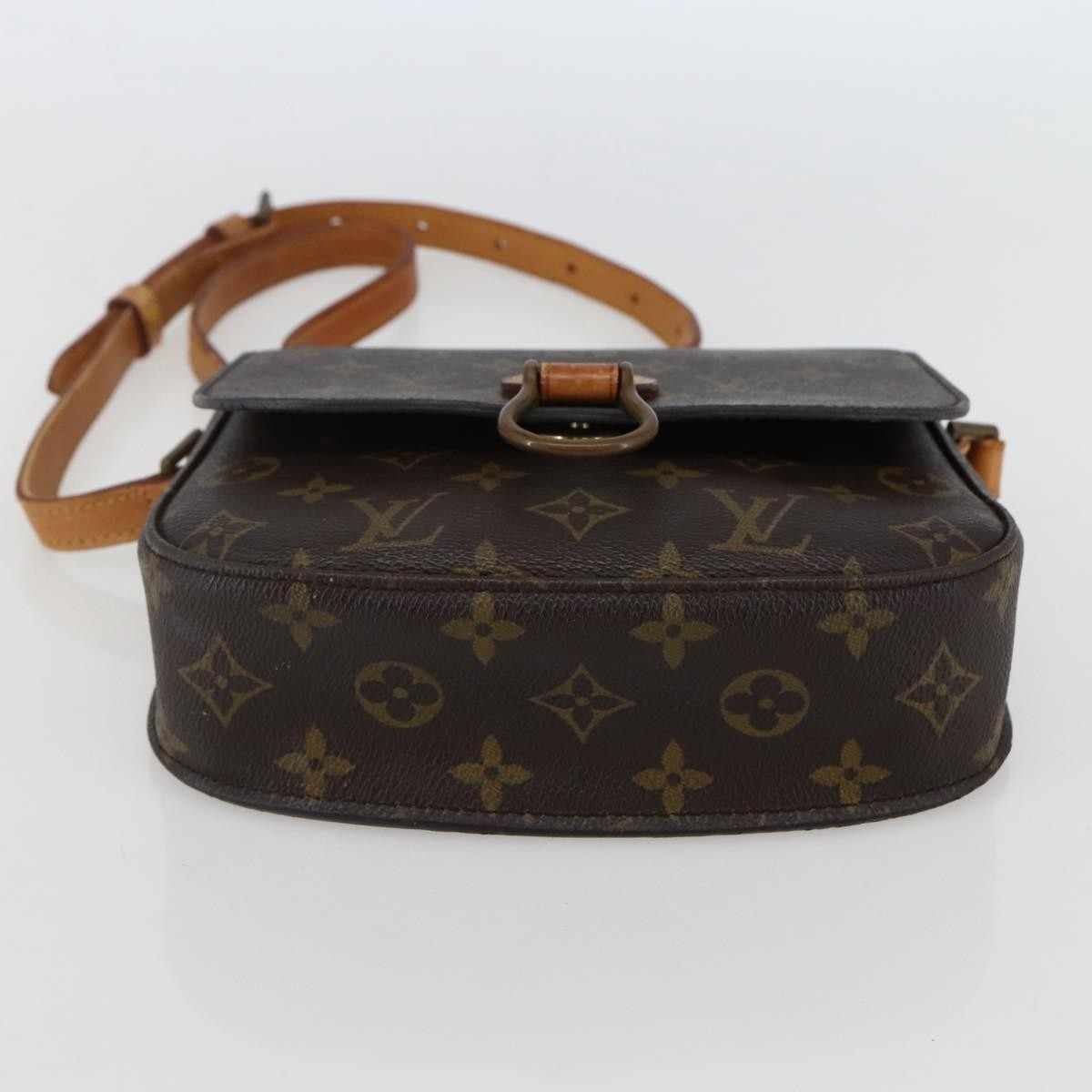 Louis Vuitton Saint Cloud Handbag Monogram Canvas, BROWN, CANVAS, Shoulder bag
