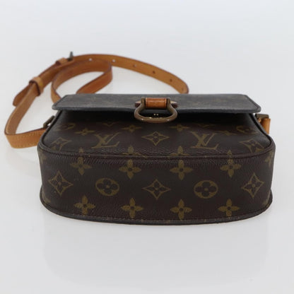 Louis Vuitton Saint Cloud Handbag Monogram Canvas, BROWN, CANVAS, Shoulder bag