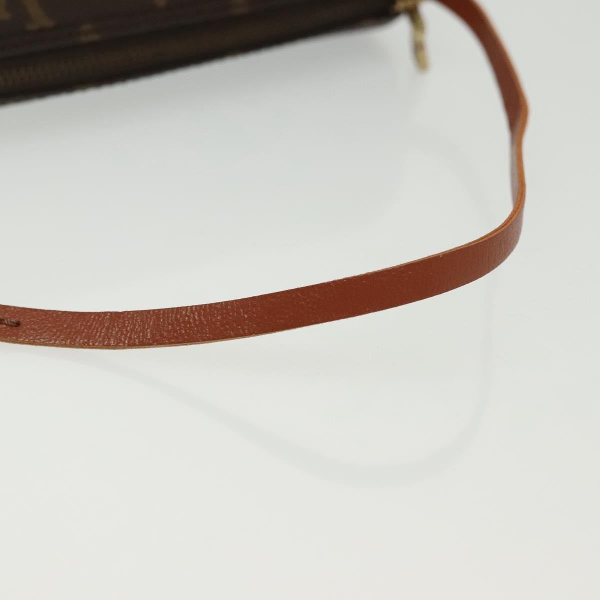 Louis Vuitton Papillon Pochette Monogram Canvas, BROWN, CANVAS, Handbag