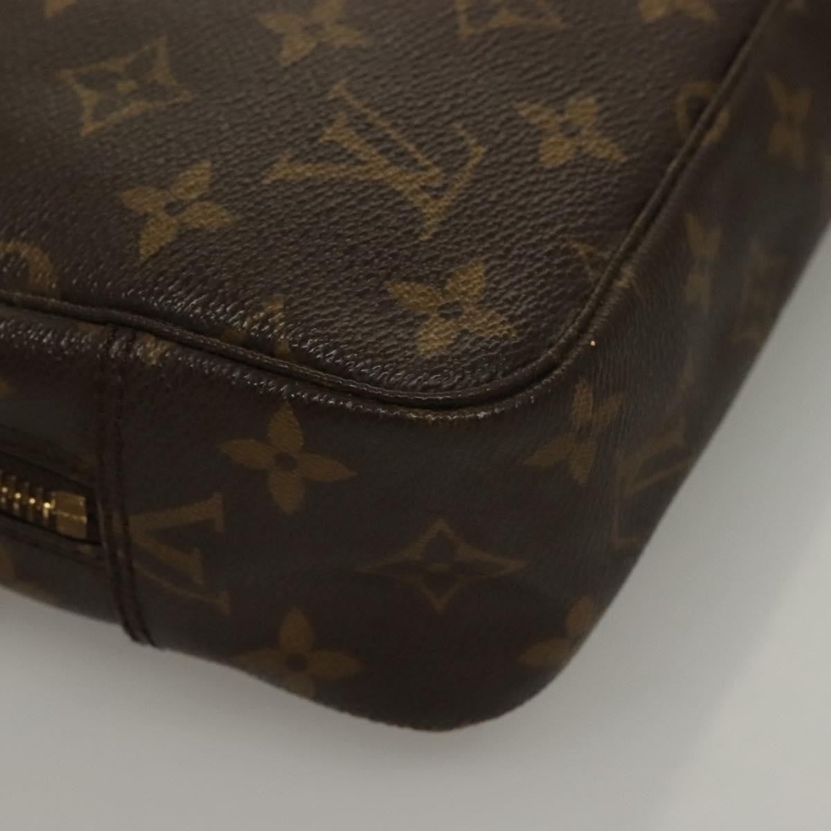 Louis Vuitton Trousse Toilette Monogram Canvas, BROWN, CANVAS, Clutche & pouche
