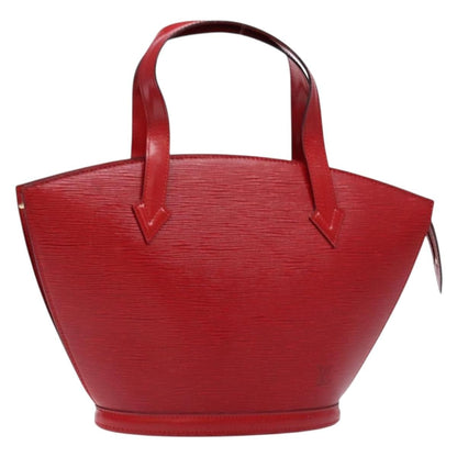 Louis Vuitton Saint Jacques Handbag Epi Leather, RED, LEATHER, Handbag
