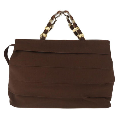 Salvatore Ferragamo Vala tote Canvas, BROWN, CANVAS, Tote bag