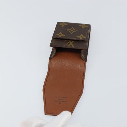 Louis Vuitton Etui Cigarette Case Monogram canvas, BROWN, CANVAS, Wallets