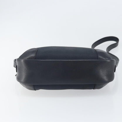 Burberry Vintage Shoulder Bag Leather, NAVY, LEATHER, Shoulder bag