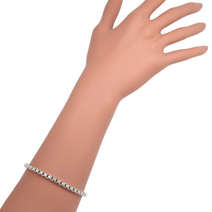 Tiffany & Co. Venetian Link Bracelet Sterling Silver, SILVER, SILVER, Bracelet
