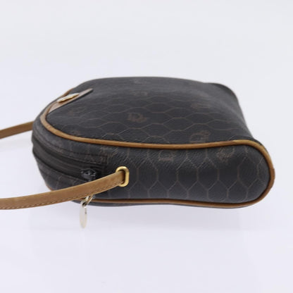 Christian Dior Vintage Honeycomb Shoulder Bag Canvas, BLACK, CANVAS, Shoulder bag